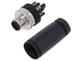 Conector M12 tată 8 pini, 30V, terminal cu şurub - PHOENIX CONTACT