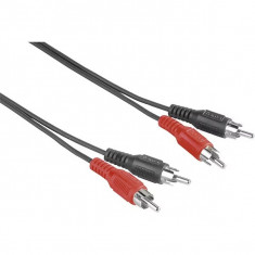 Cablu Audio Rca Hama 2.5M, Negru 205086