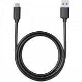 Cablu Date si Incarcare USB 3.0 la USB Type-C Varta, 1 m, Negru