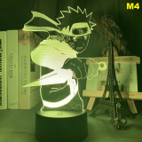 Lampa veioza 3D Naruto Shippuden Konoha Akatsuki Uchiha shinobi anime +CADOU!