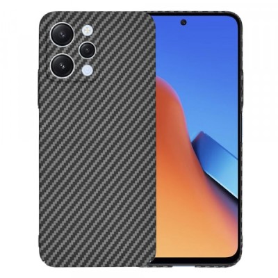 Husa pentru Xiaomi Redmi 12 5G / 12, Techsuit, Carbonite FiberShell, Neagra foto