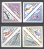 Qu&acute;aiti State Hadhramaut 1968 Aviation Space imperf. Mi.QH214-221B MNH S.724, Nestampilat