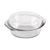 Vas termorezistent rotund cu capac-0.7L/Simax