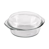 Vas termorezistent rotund cu capac-2L/Simax