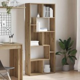 VidaXL Bibliotecă, stejar artizanal, 67x24x161 cm, lemn prelucrat