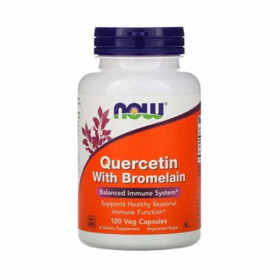 Quercetin with Bromelain (Antioxidant) 120 capsule Now Foods foto