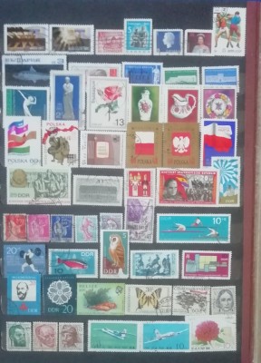 PS 60 - Lot timbre straine vech si foarte vechi - obliterate foto