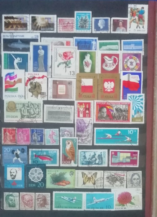 PS 60 - Lot timbre straine vech si foarte vechi - obliterate