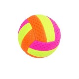Cumpara ieftin Minge Handbal PVC Prindere Crescuta, Antrenament/Meci, Galben/Portocaliu/Mov, Diametru 47cm