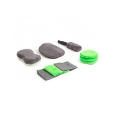 Set burete auto cu microfibre pentru detailing auto 9 piese/set
