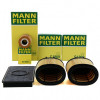 Pachet Revizie Filtru Aer + Polen + Ulei Mann Filter Porsche 911 997 2004-2012 3.6/3.8 Carrera 345/385/408 PS 2 X C1869+CUK3360+HU9001X, Mann-Filter