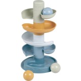 Little Dutch Spiral Tower jucărie labirint, cu circuit de bile 10 m+ Blue 1 buc
