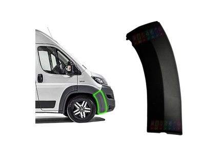 Capac bara fata CITROEN JUMPER, 06.2014-; FIAT DUCATO, 06.2014-; PEUGEOT BOXER, 06.2014-, partea dreapta, negru, foto