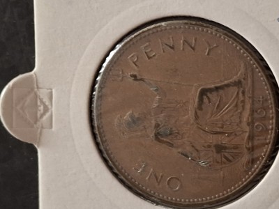 One penny 1964 foto