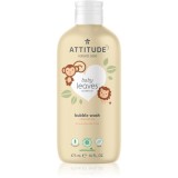 Attitude Baby Leaves Pear Nectar spuma de baie pentru copii 473 ml