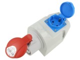 Conector alimentare AC trifazate 16A 400VAC IP44 - SEZ DK