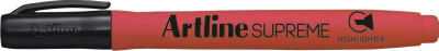 Textmarker Artline Supreme, Varf Tesit 1.0-4.0mm - Rosu Fluorescent foto