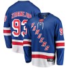 New York Rangers tricou de hochei #93 Mika Zibanejad Breakaway Home - L