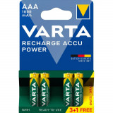 Baterie Reincarcabila Varta AAA LR3 Acumulatori Preincarcati Ni-MH 1.2V 1000mAh Blister 4