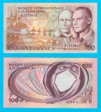 Luxemburg (pick 14A) 100 Francs 1981 aUNC serie: K1379817
