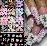 Figurine 3D volumetrice pentru manichiură, set D7