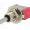 Intrerupator basculant, 3 pozitii, mod comutare ON-OFF-ON, SP3T, IC SWITCHES - IC1201T1B1M1QE