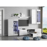 Mobilier Living Briliant 281x213x49.6 cm Nuanta Alb