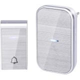 Sonerie Fara Fir/ Wireless SofiaCONCEPT&reg;, IP44, 36 Melodii, 1 Receptor, Crystal Silver