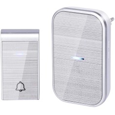 Sonerie Fara Fir/ Wireless SofiaCONCEPT&reg;, IP44, 36 Melodii, 1 Receptor, Crystal Silver