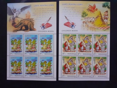 2010 - Europa 2010 - Carti pentru copii - minicoli cu manseta - LP1862a foto