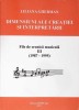 Cartea DIMENSIUNI ALE CREATIEI SI INTERPRETARII. FILE DE CRONICA MUZICALA VOL.3 de Liliana Gherman, Editia 2011, Cu Dedicatia Autoarei, Eseu Muzica