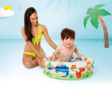 Piscina gonflabila pentru copii cu model dinozauri, &Oslash;61x22cm, multicolor, CMCLASS