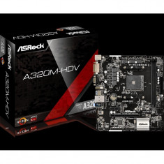 Placa de baza asrock socket am4 a320m-hdv chipset: amd promontory a320 dual channel ddr4 memory foto