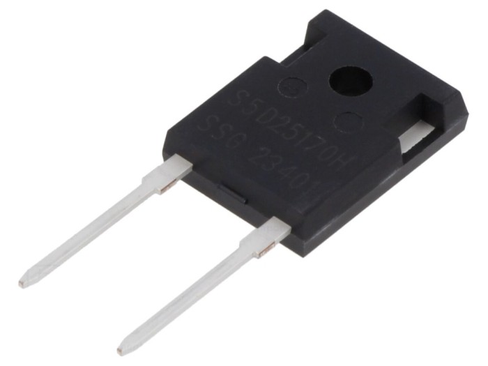 Diodă Schottky SiC 1700V 25A