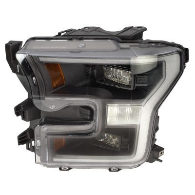 Far FORD F-SERIES, 2018- model F150, partea Stanga, TYC, Tip=USA; LED; manual; negru; fara modul LED; LED foto