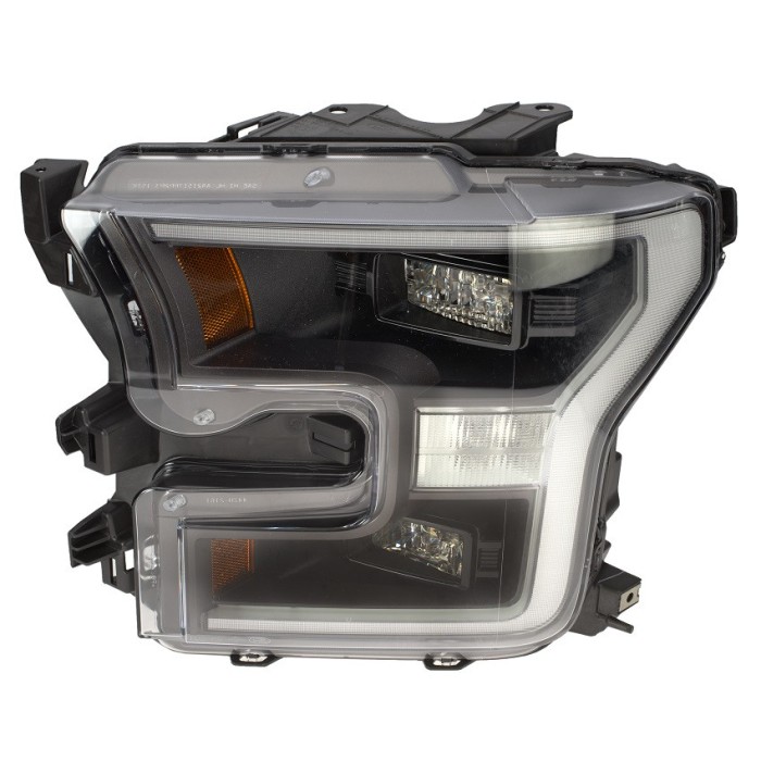 Far FORD F-SERIES, 2018- model F150, partea Stanga, TYC, Tip=USA; LED; manual; negru; fara modul LED; LED