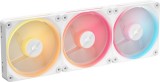 Ventilator Carcasa Corsair iCUE LINK LX120-R RGB 120mm 2400 RPM Alb 3 buc