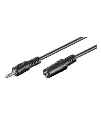 Cablu prelungitor JACK 3.5 mm tata - JACK 3.5 mm mama 5m foto