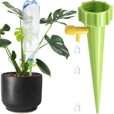 Irigator ghivece, interior/exterior, capacitate 500 ml, 13,5x3 cm, verde