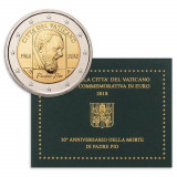 Vatican 2 euro 2018 Padre Pio in booklet, rara