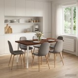 Masa de dining patrata 160 x 80 x 75 cm Lemn Solid de Acacia