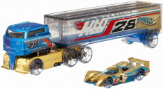 SET CAMION SI MASINA SPORT HOT WHEELS ROG DOG foto