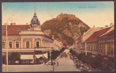 4498 - DEVA, Hunedoara, Market, Romania - old postcard - used - 1910 foto