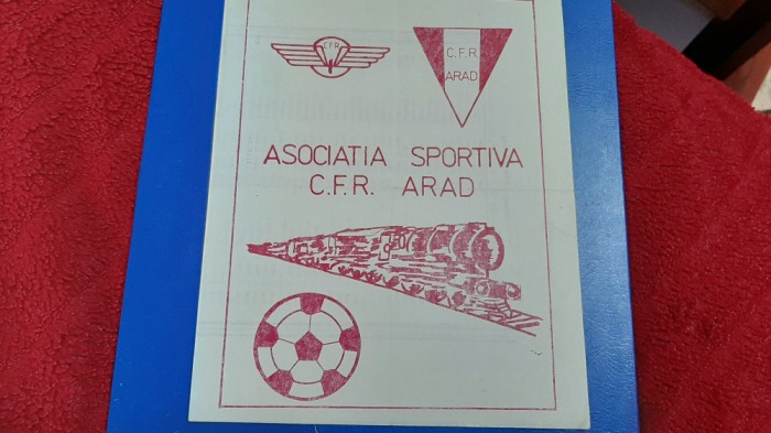 program Program retur 1981-1982 CFR Arad