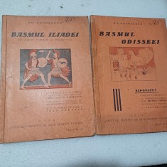 LOT 2 CARTI.BASMUL ODISSEEI SI BASMUL ILIADEI-GH.ANDREESCU-1034 R1.