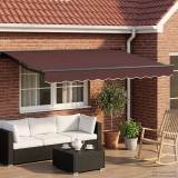 vidaXL Cort electric retractabil Maro și Antracit 2,5 x 2 m 3421927