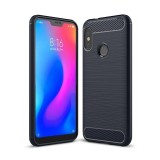 Husa Pentru XIAOMI Mi A2 Lite - Luxury Carbon TSS, Bleumarin