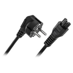 Cablu alimentare laptop 3m &ndash; Schuko la IEC C5 (mufa Mickey Mouse), 3x0.75mm&sup2;