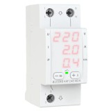 Releu de protectie muntifunctional monofazat, 40A, cu afisaj tensiune