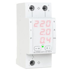 Releu de protectie muntifunctional monofazat, 40A, cu afisaj tensiune